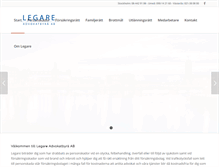 Tablet Screenshot of legare.se